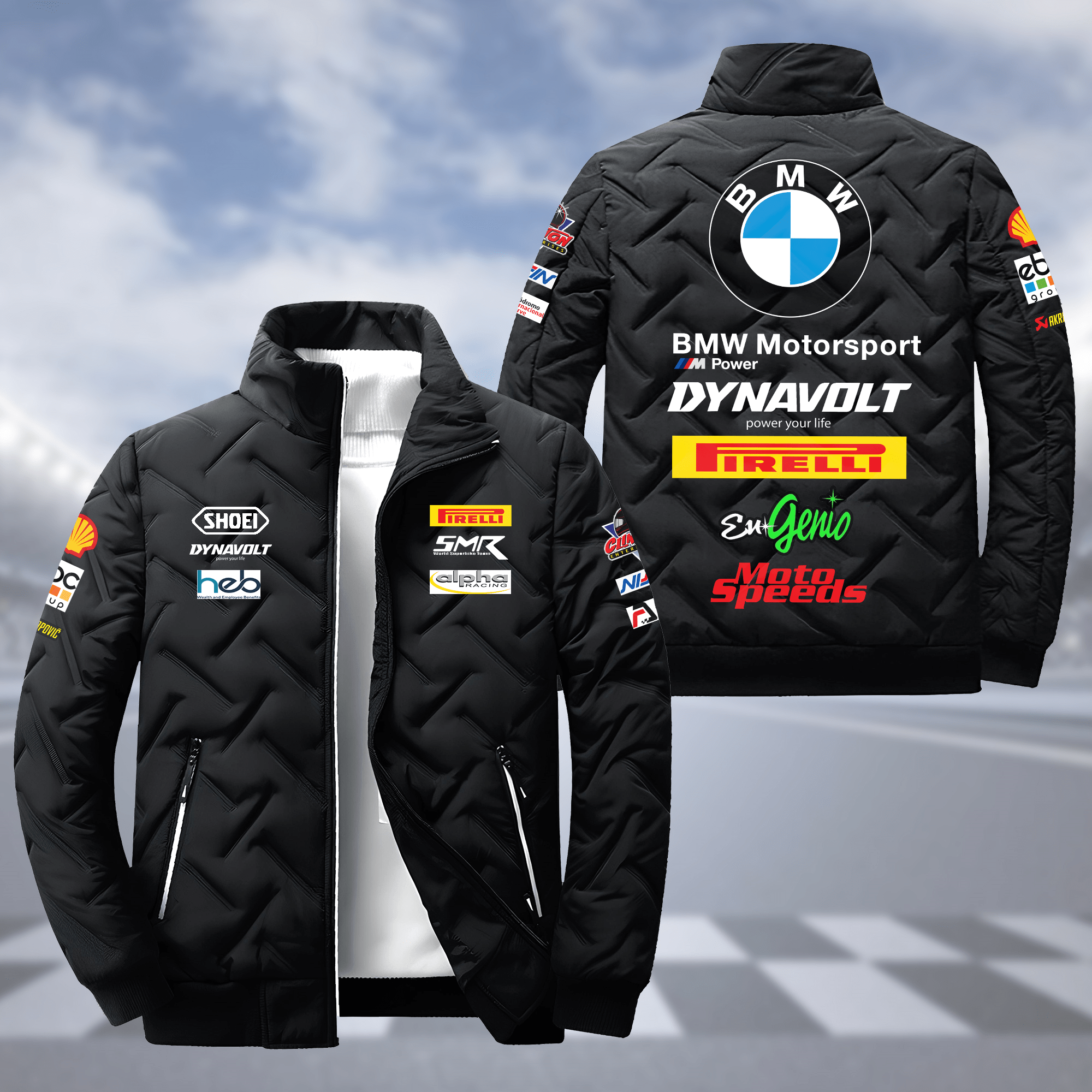 BW WSR Racing Puffer Jacket S091003 – PufferJacket