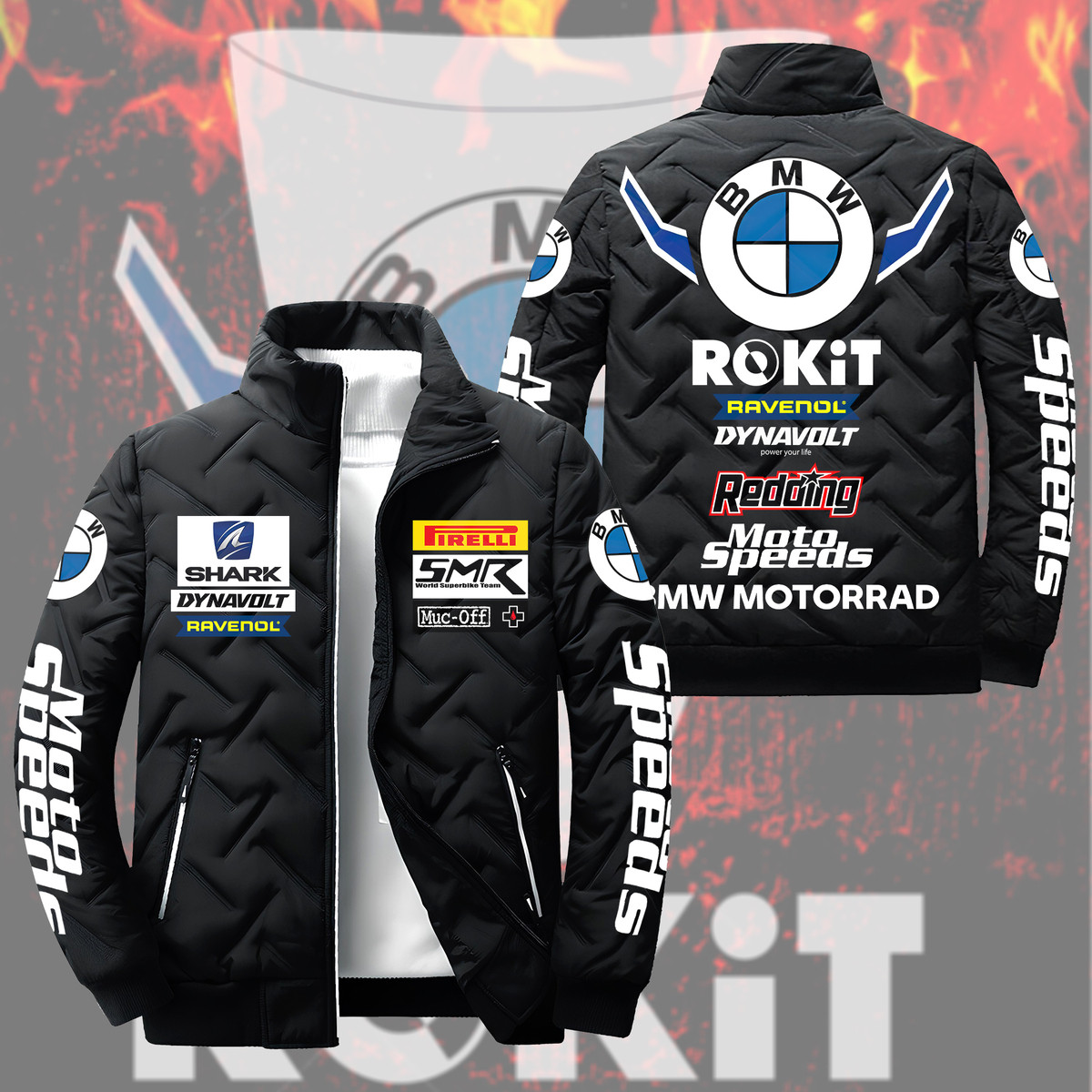 YH Racing Team Puffer Jacket P071006 – PufferJacket