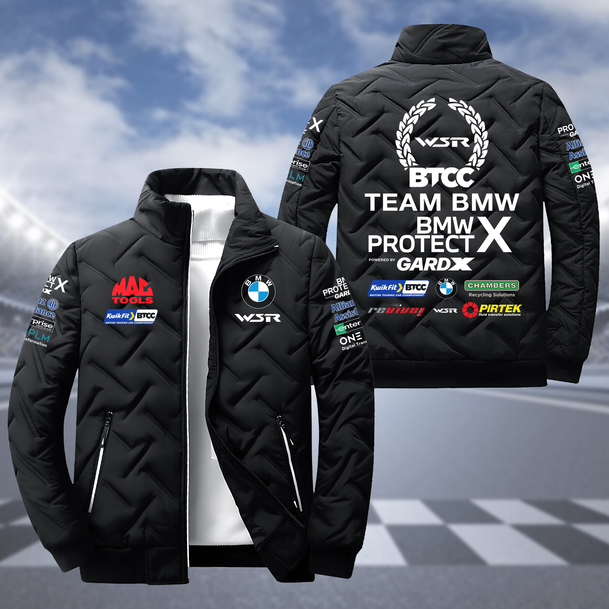 BW WSR Racing Puffer Jacket S091003 – PufferJacket