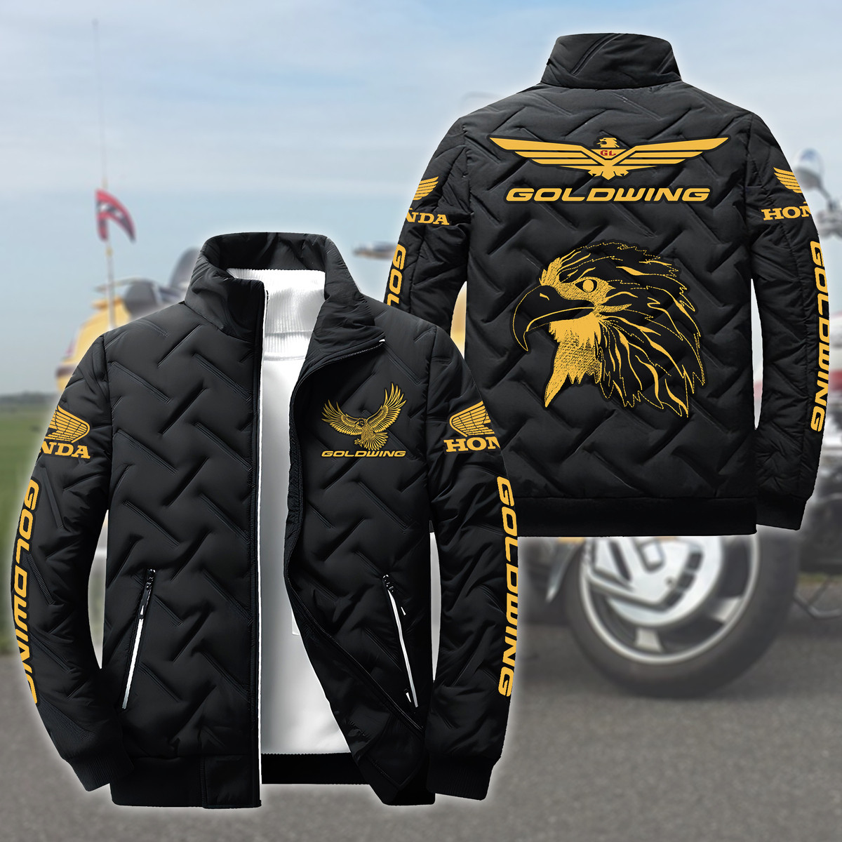 Skull Kw Racing Team Puffer Jacket Q131009 – PufferJacket