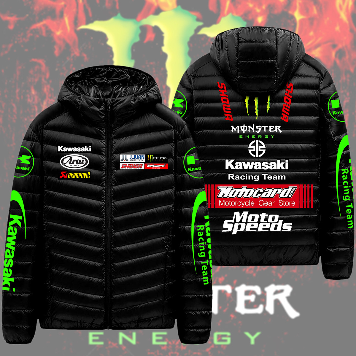 HD Gold Wing Puffer Jacket S311007 – PufferJacket