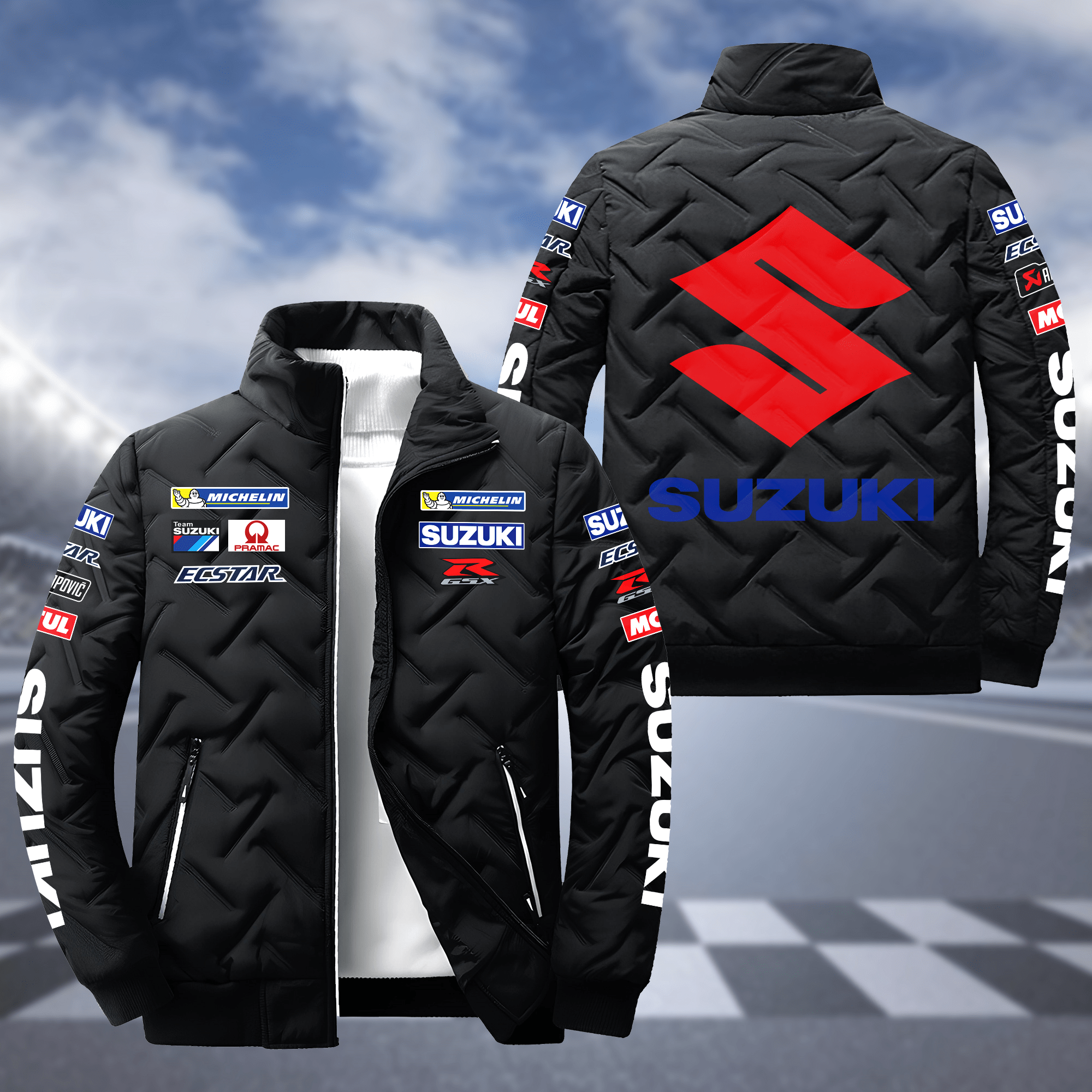 Personaziled S Motorcycle Puffer Jacket P021002 – PufferJacket