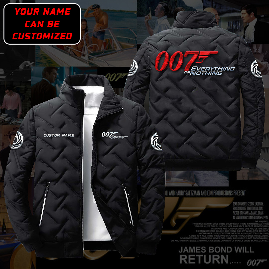 Personalized Limited Edition 3D Puffer Down Jacket 007 – US007K3...