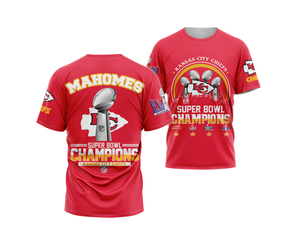 Kansas City Chiefs 2024 Super Bowl Champions T-Shirt – HN04...